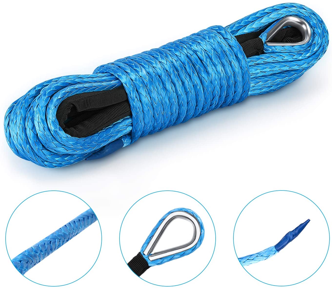Synthetic Winch Rope-1/4
