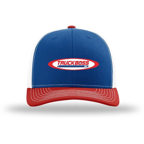 233644 7204 ball cap truckboss red white blue