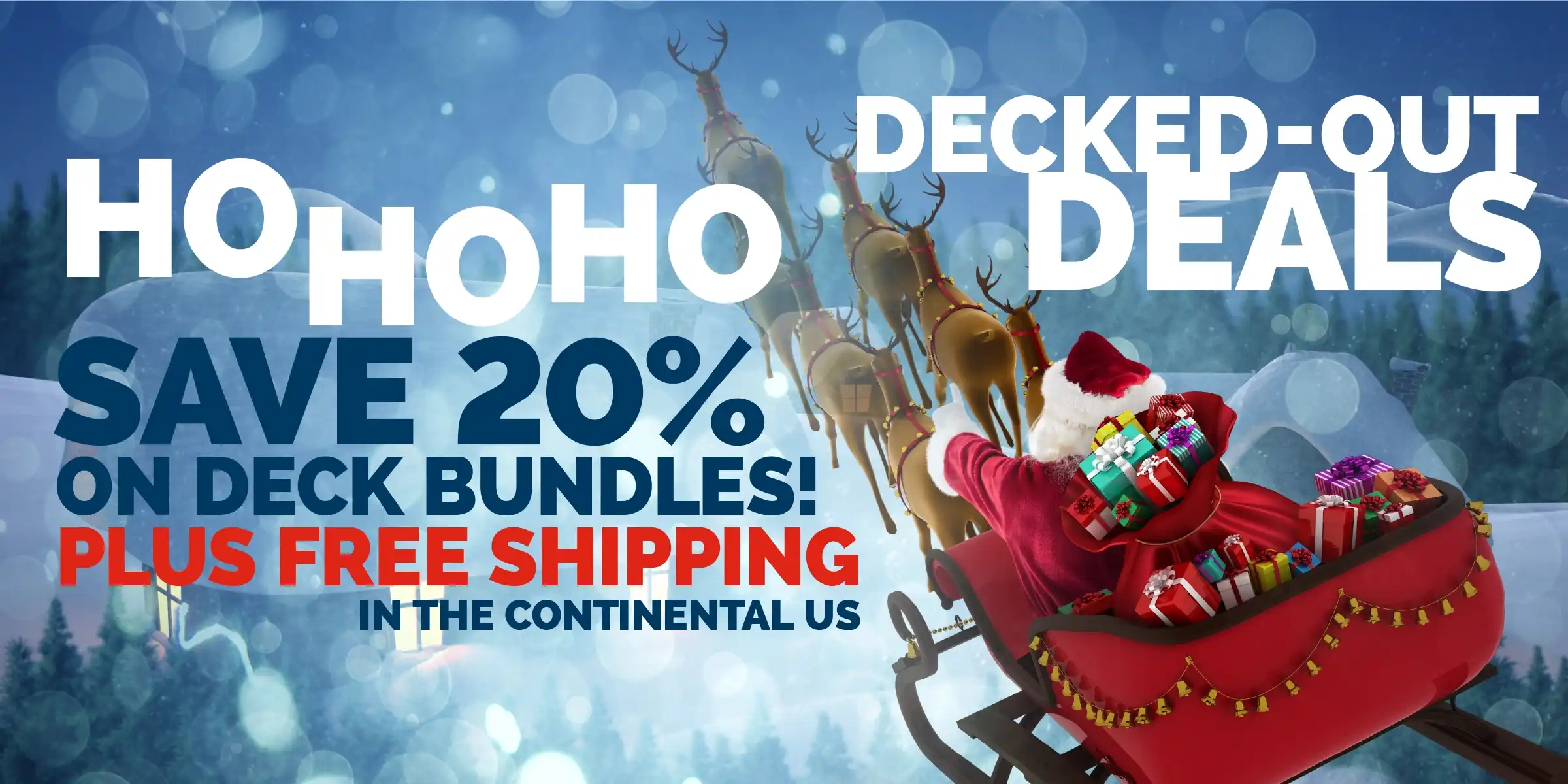 Decked-out deals - save 20% on deck bundles and get free shipping in the continental US