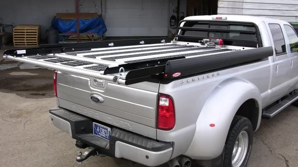 TruckBoss flip extension on 8 foot deck