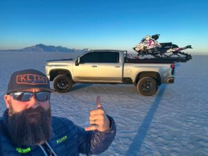 Smashers Truck on the Salt Flats Utah
